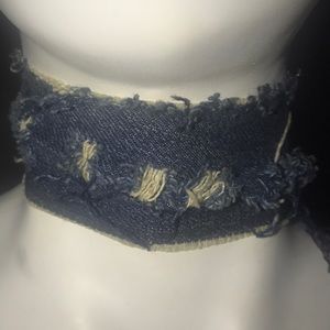 Denim Choker
